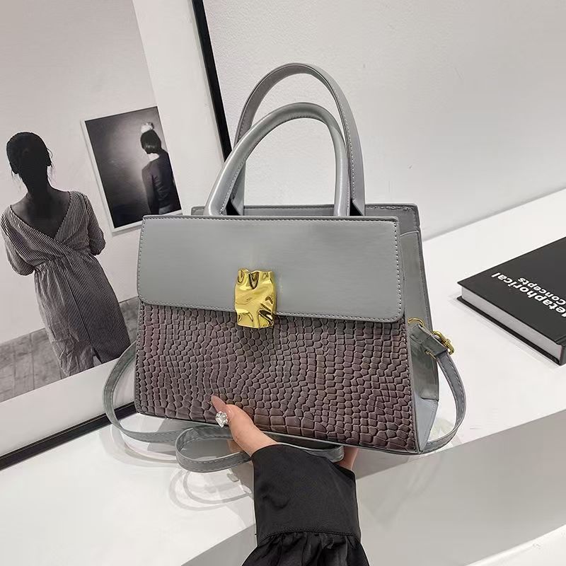 Zouveré™ Signature Croc-Embossed Satchel - Luxury Leather