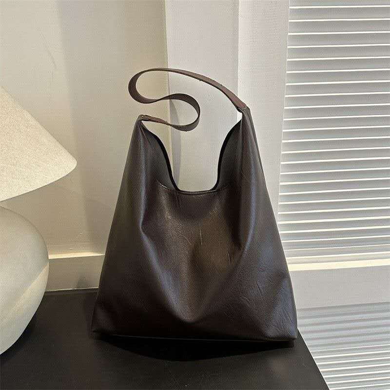Zouveré™ Minimalist Large-Capacity Hobo Bag - Premium Vegan Leather Tote