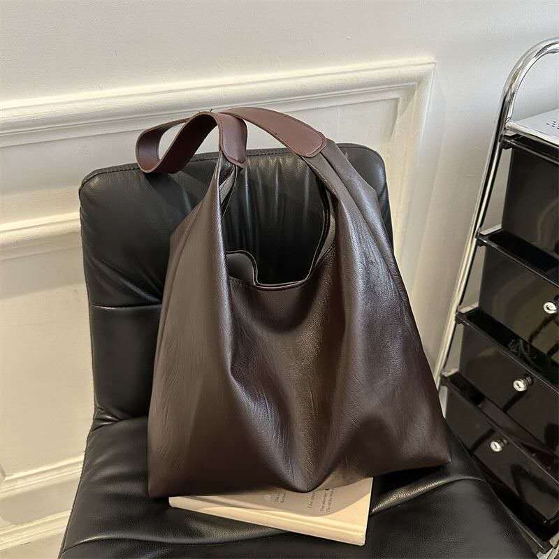 Zouveré™ Minimalist Large-Capacity Hobo Bag - Premium Vegan Leather Tote